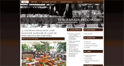 Desktop Screenshot of buergerhaus-bruchkoebel.com